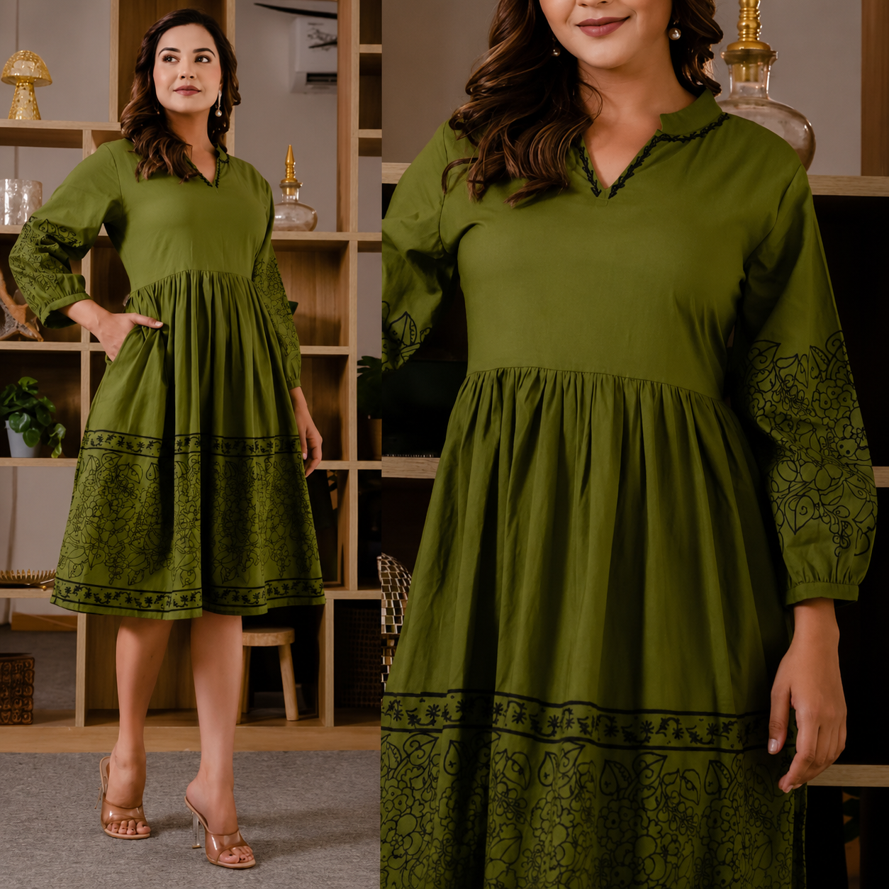 Aura Printed Kurti - Image 3